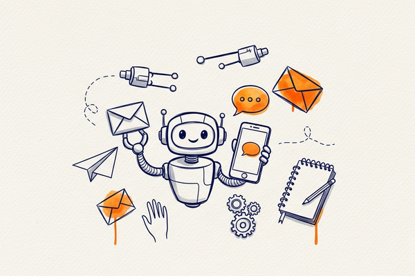 Wie man E-Mails und SMS mit einem KI-Agenten versendet (Mailpro™ API-Leitfaden)