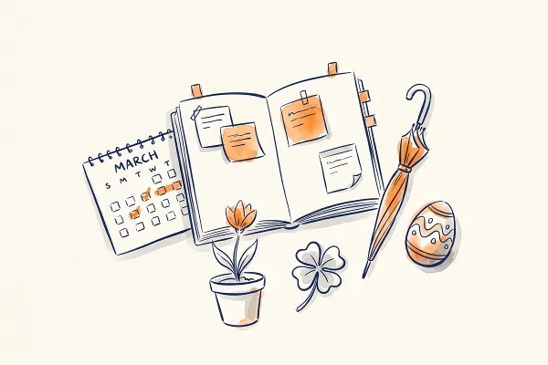 Newsletter Ideen März: 25 Frühlingsthemen mit Betreff
