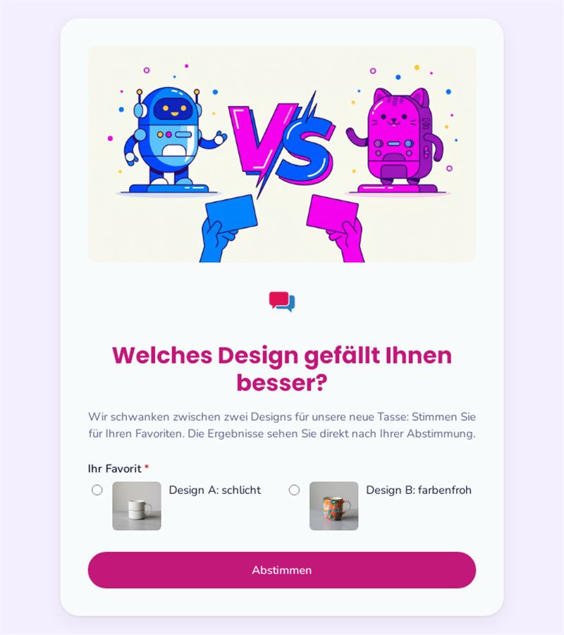 Welches Design gefällt Ihnen besser?