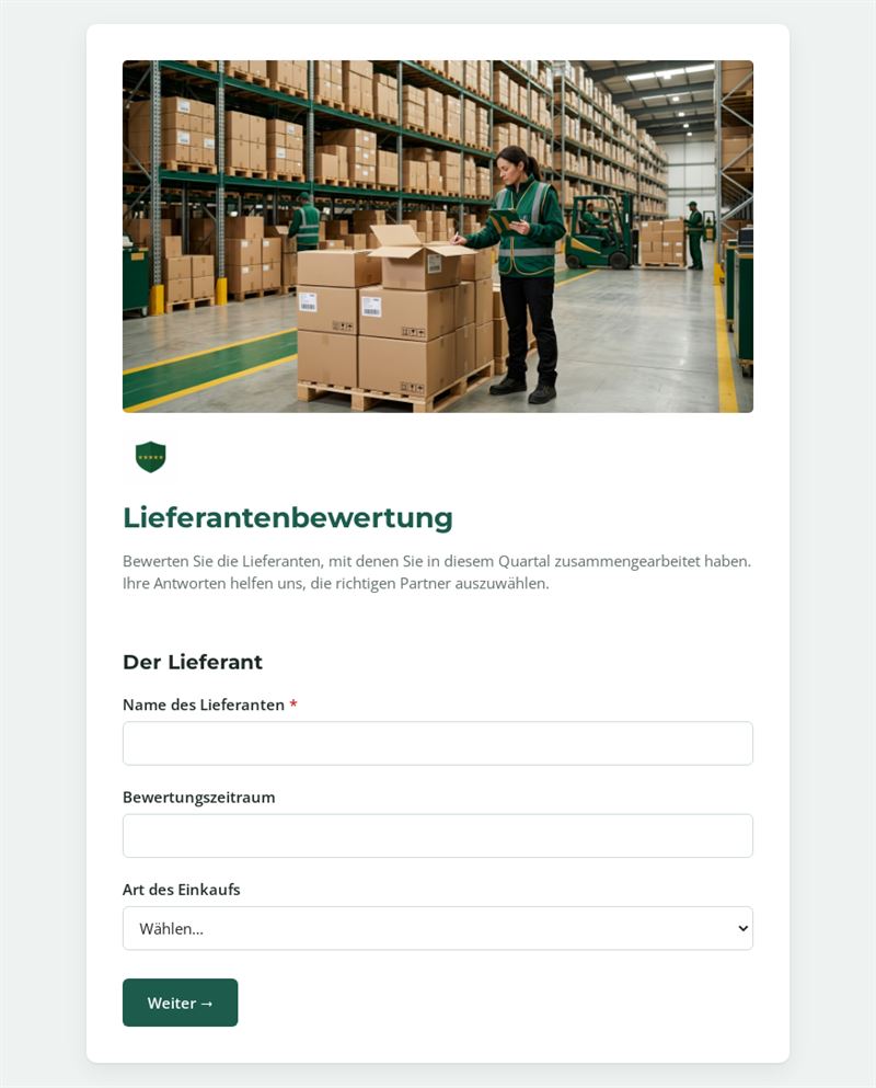 Lieferantenbewertung