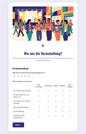 Wie war die Veranstaltung?