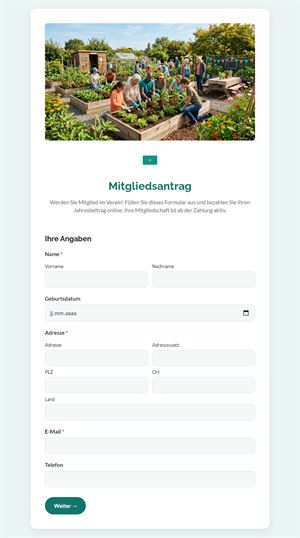 Mitgliedsantrag