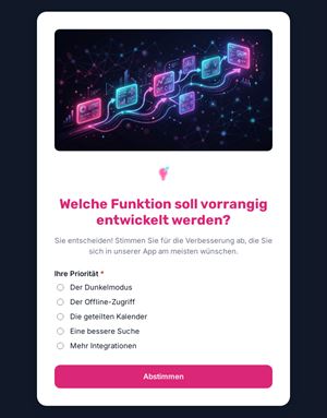 Welche Funktion soll vorrangig entwickelt werden?