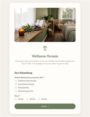 Wellness-Termin