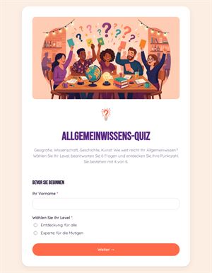 Allgemeinwissens-Quiz