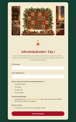 Adventskalender: Tag 1