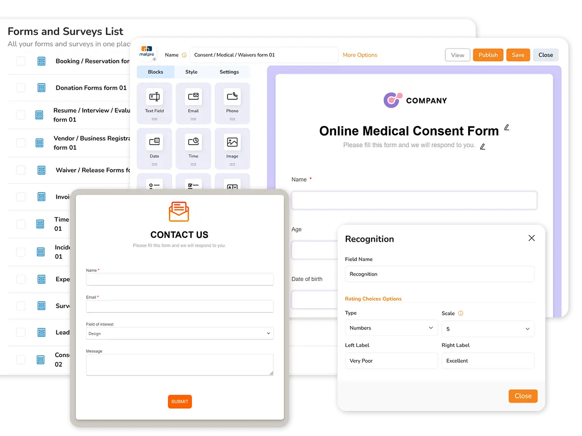 Online-Formular- und Umfrage-Builder
