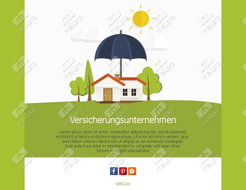 Versicherungs-Email-Vorlagen