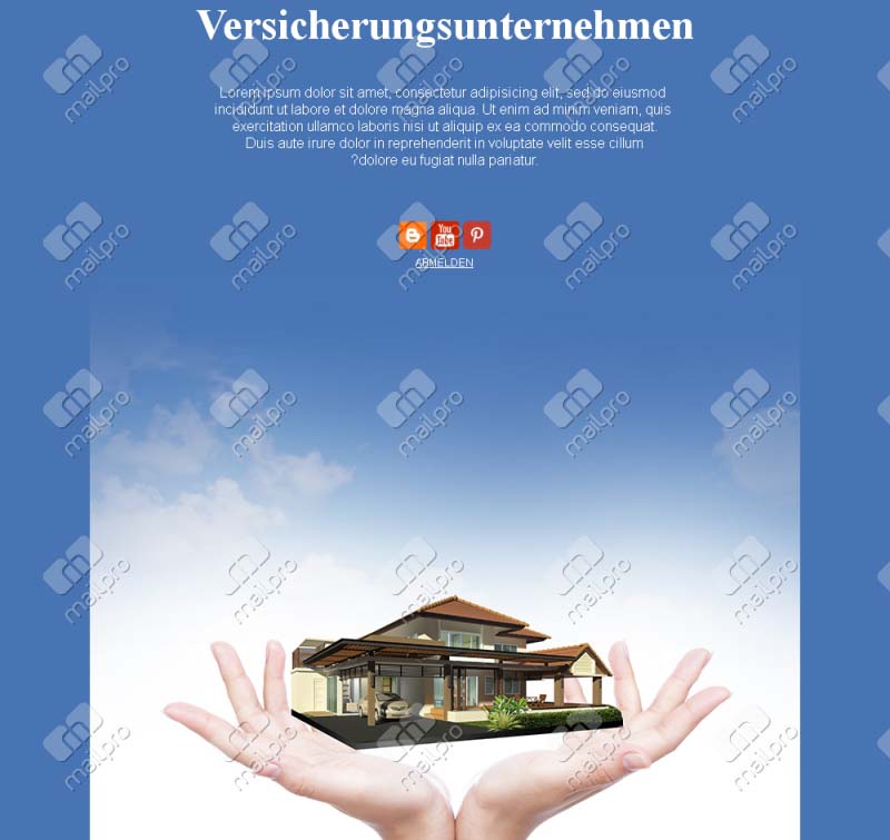 Vertrauensvolle Versicherungs-E-Mails