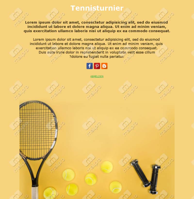 Tennis Events & Turniere