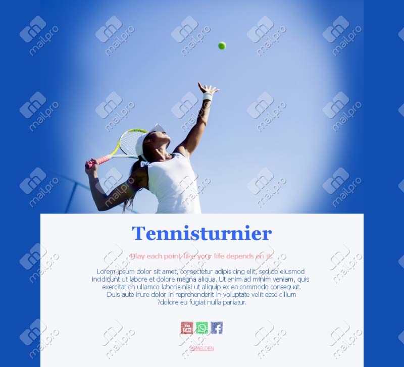 Tennis Highlights im Postfach
