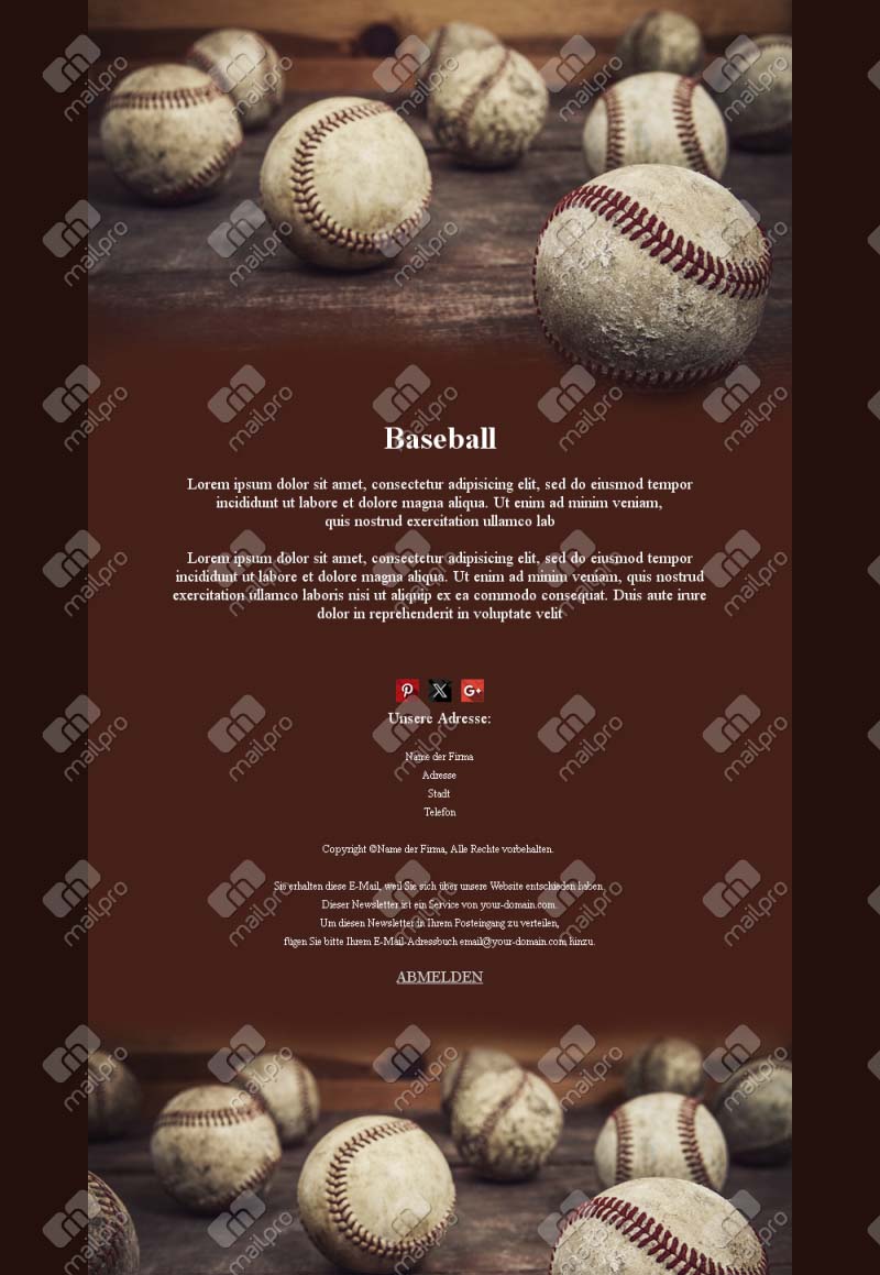 Baseball Highlights wöchentlich