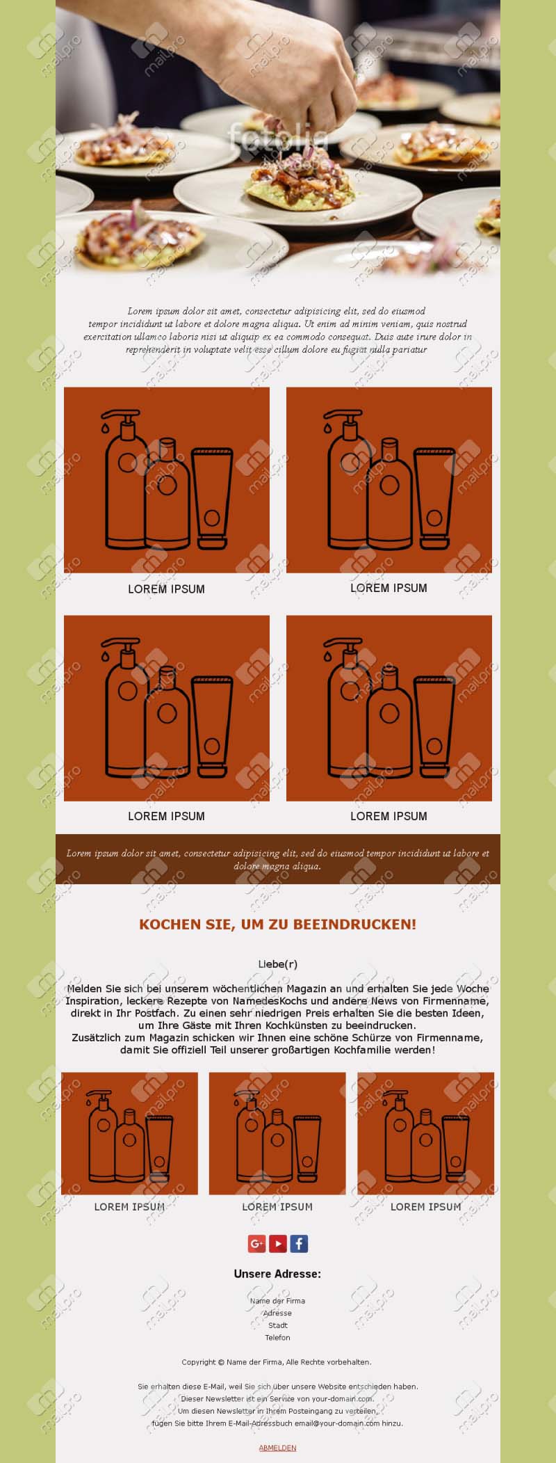 Delicious Cooking Recipe Templates