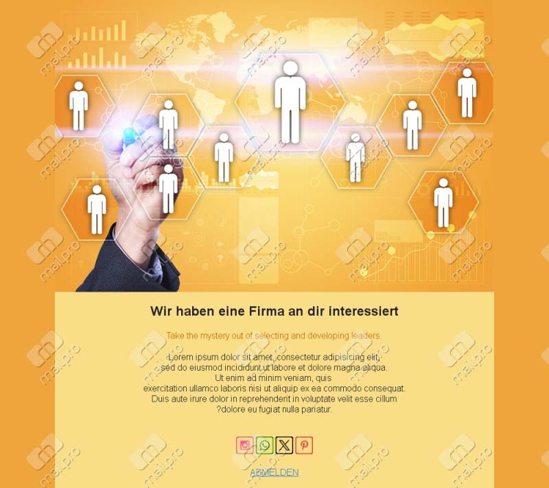 Dynamische HR Rekrutierungs Vorlagen