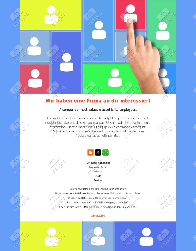 Dynamische HR Rekrutierungs Vorlagen