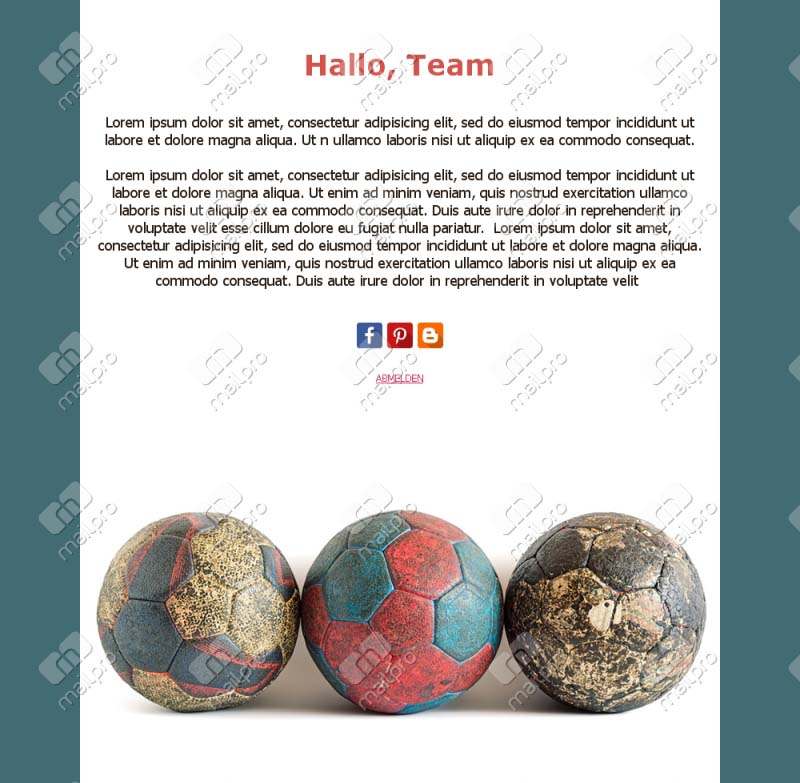 Handball-Action-Vorlagen