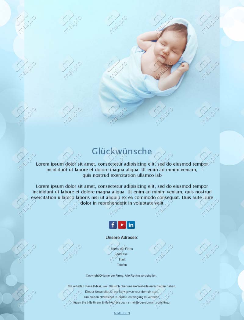 Süße Baby-Vorlagen