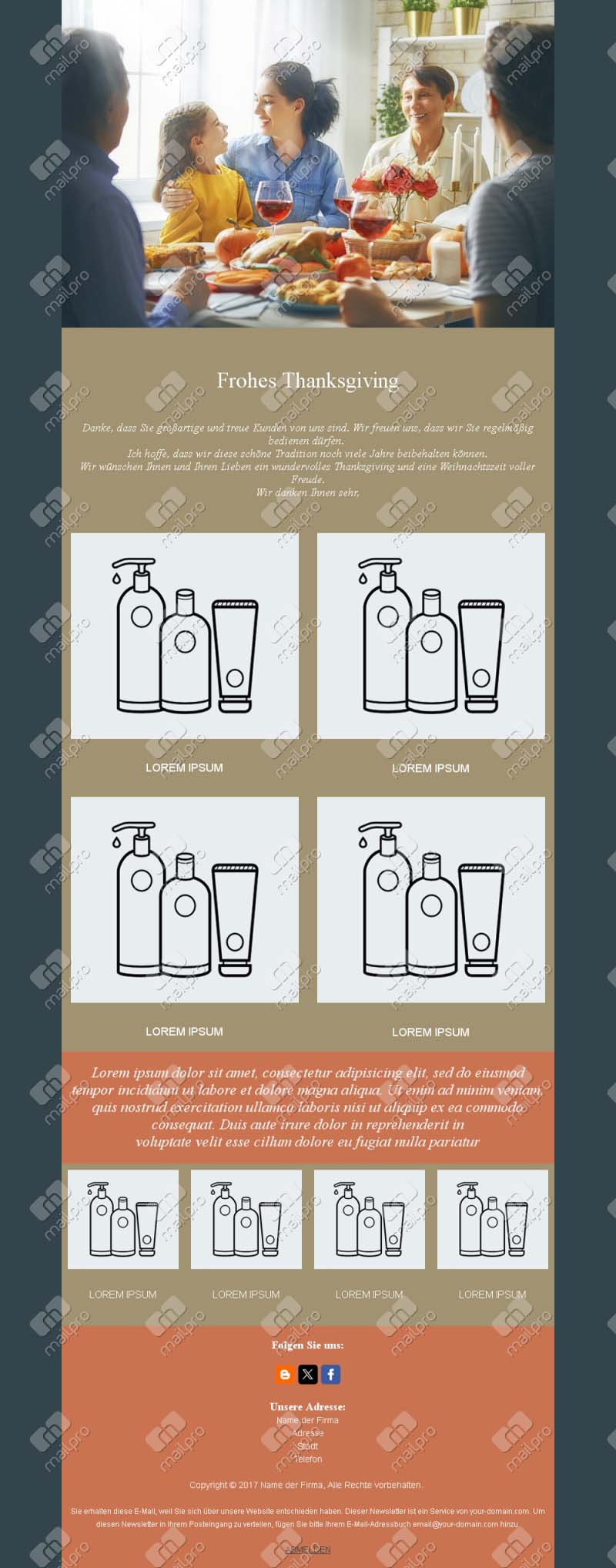 Thanksgiving-Grüße