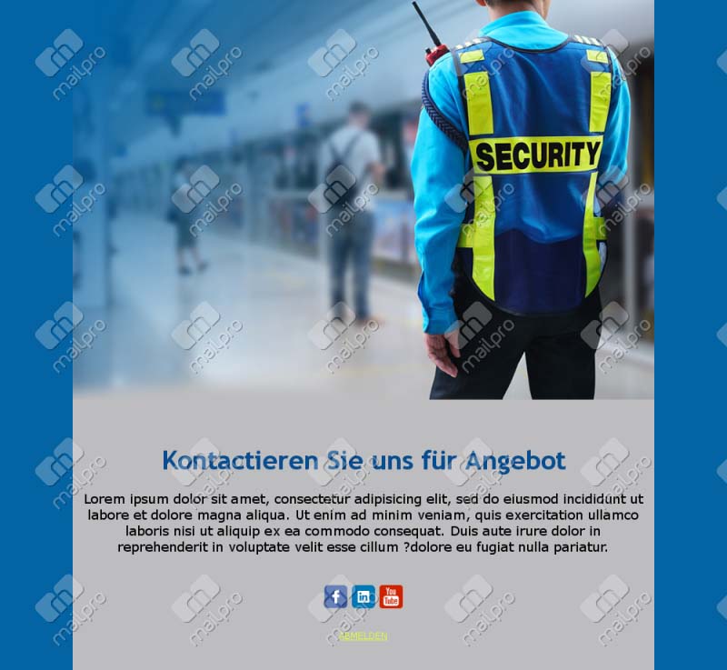 E-Mails für Sicherheitsdienste