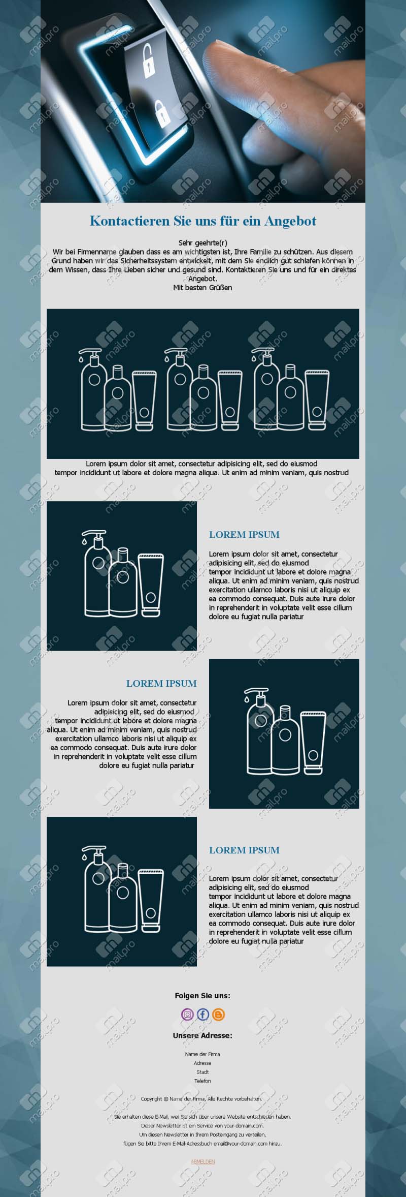 Benachrichtigungen für Sicherheitsdienste