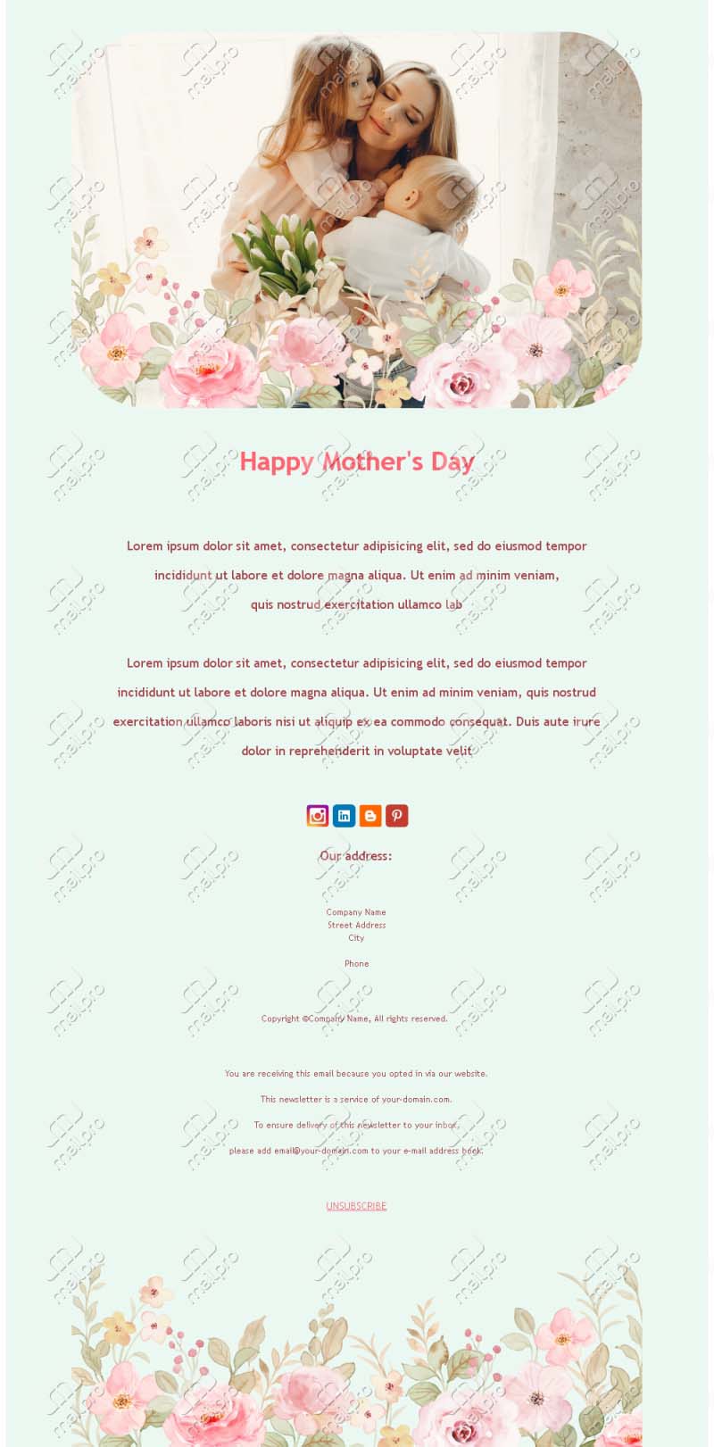 Vorlage Muttertag 2026