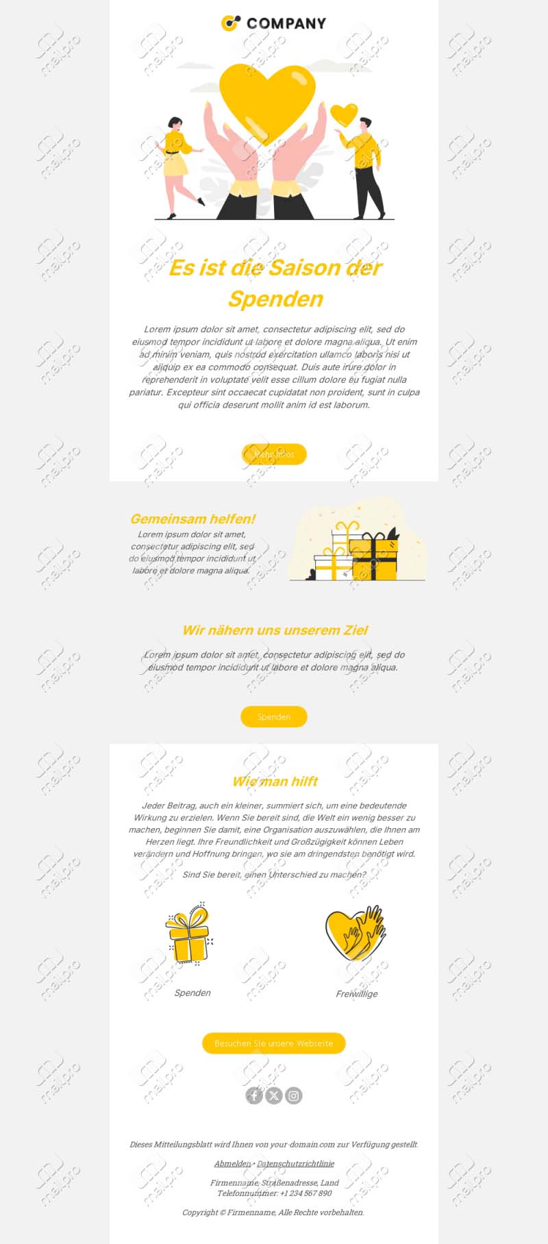 Gemeinnützige Wirkung Zeigen