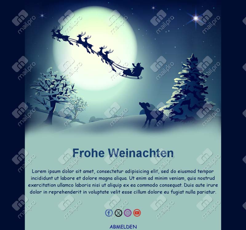 Weihnachts-E-Mail-Vorlagen