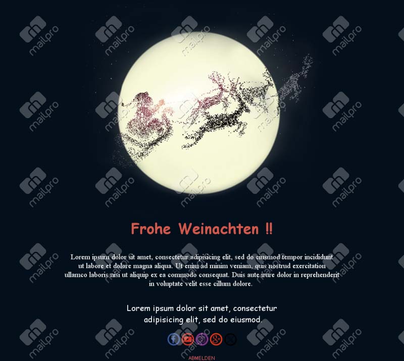 Festliche Emailideen