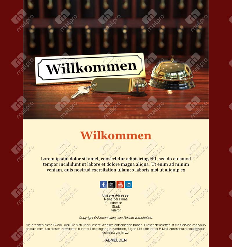 Template Email Willkommen Essentials