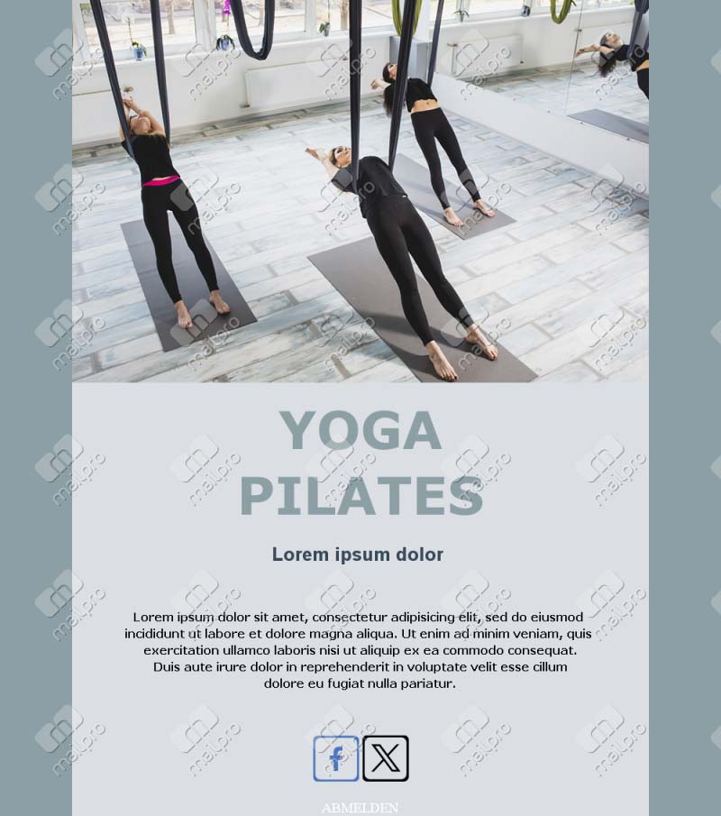 Template Email Pilates Harmony