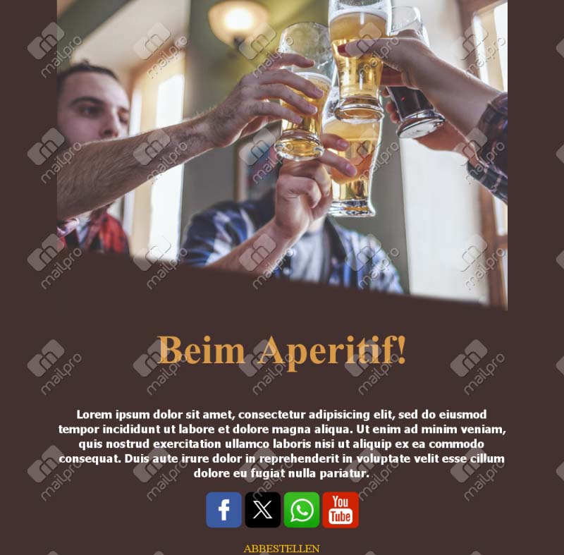 Beliebte Kneipen Emails