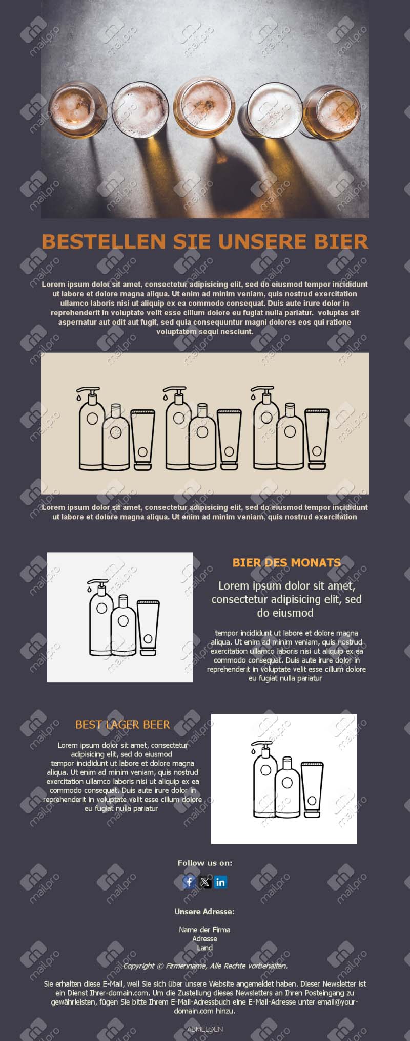 Gemütliche Barabende Emails