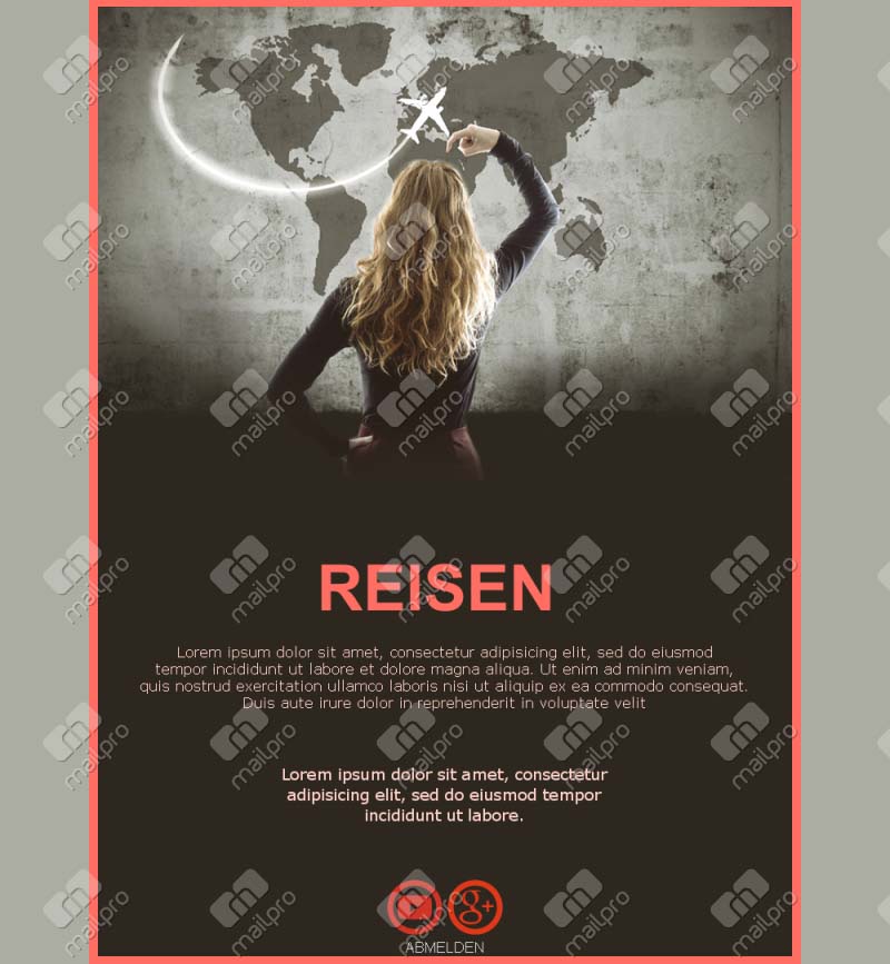 Template Email Relax Spa Layout