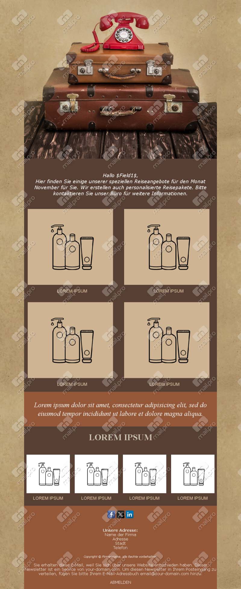 Template Email Wellness Offers