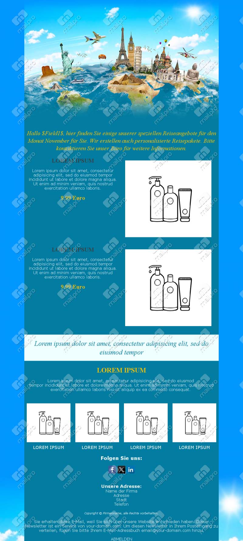 Template Email Spa Delight