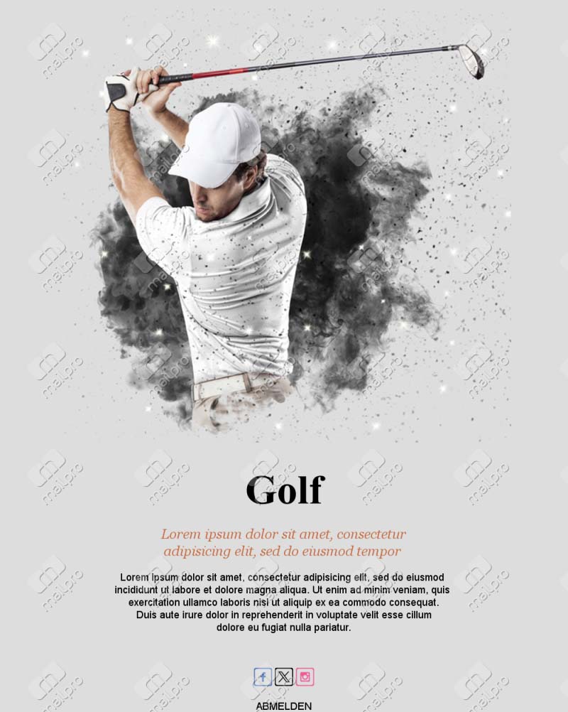 Golf Tournament Invitation