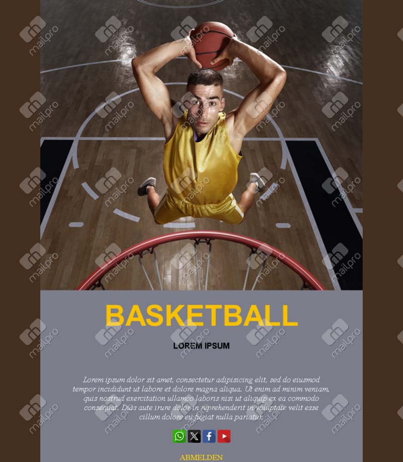 Basketball Team Template
