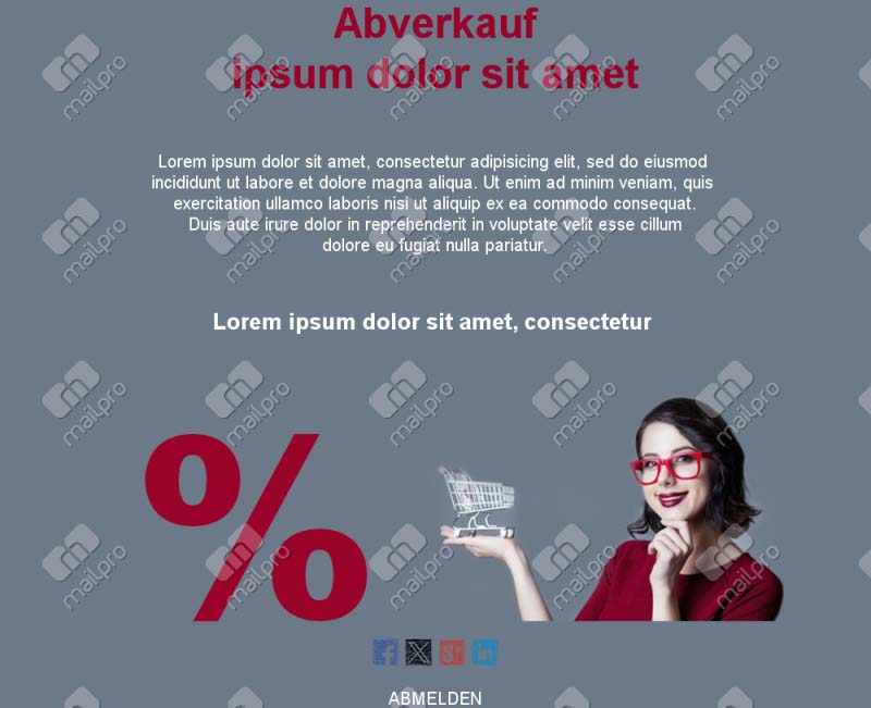 Email Verkaufskampagne Deutschland