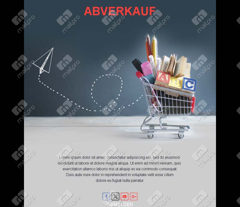 Email Verkaufsaktion