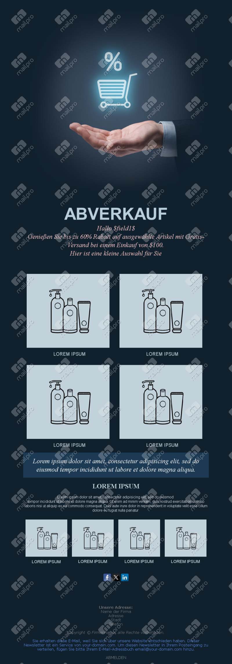 Email Verkaufsnewsletter Deutschland