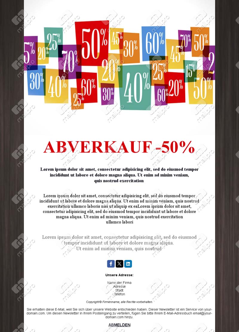 Email Verkaufsangebot