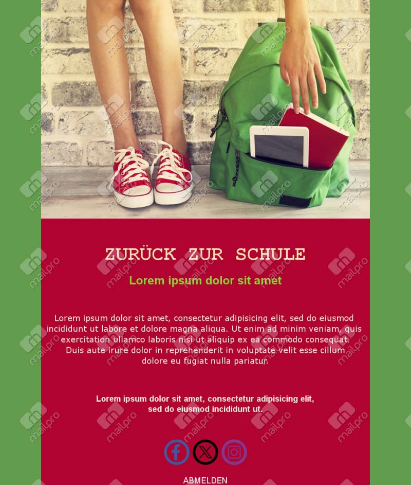 Email Schulnewsletter DE