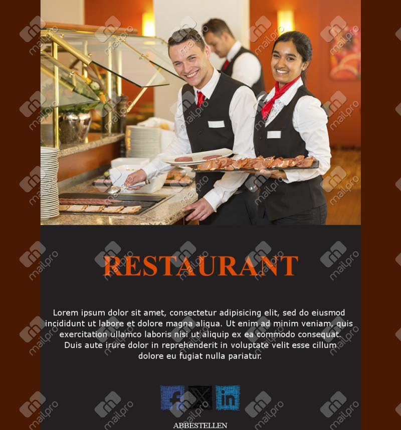 Restaurant Email Vorlagen