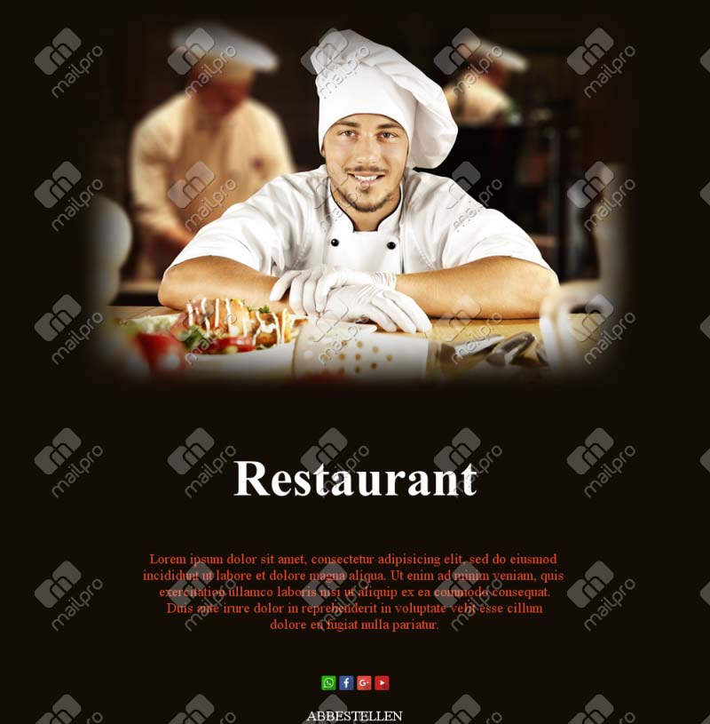 Mittagsangebote Emails