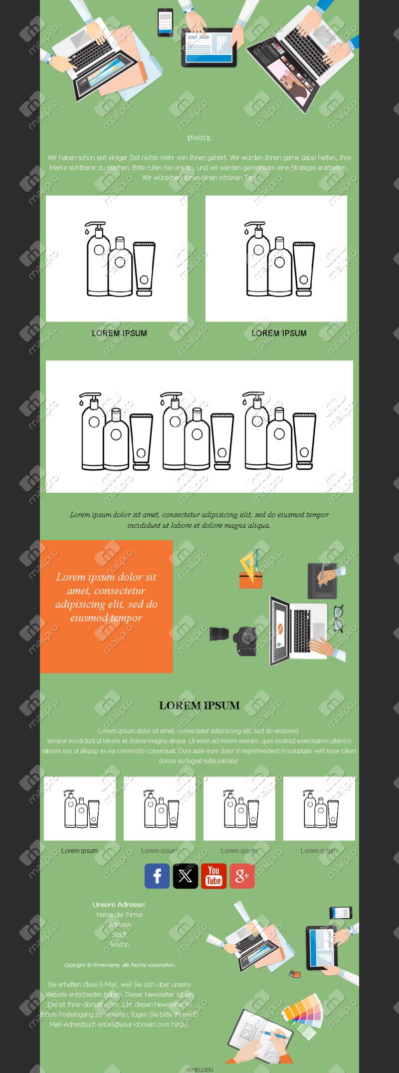 Advertising E-Mail Design	