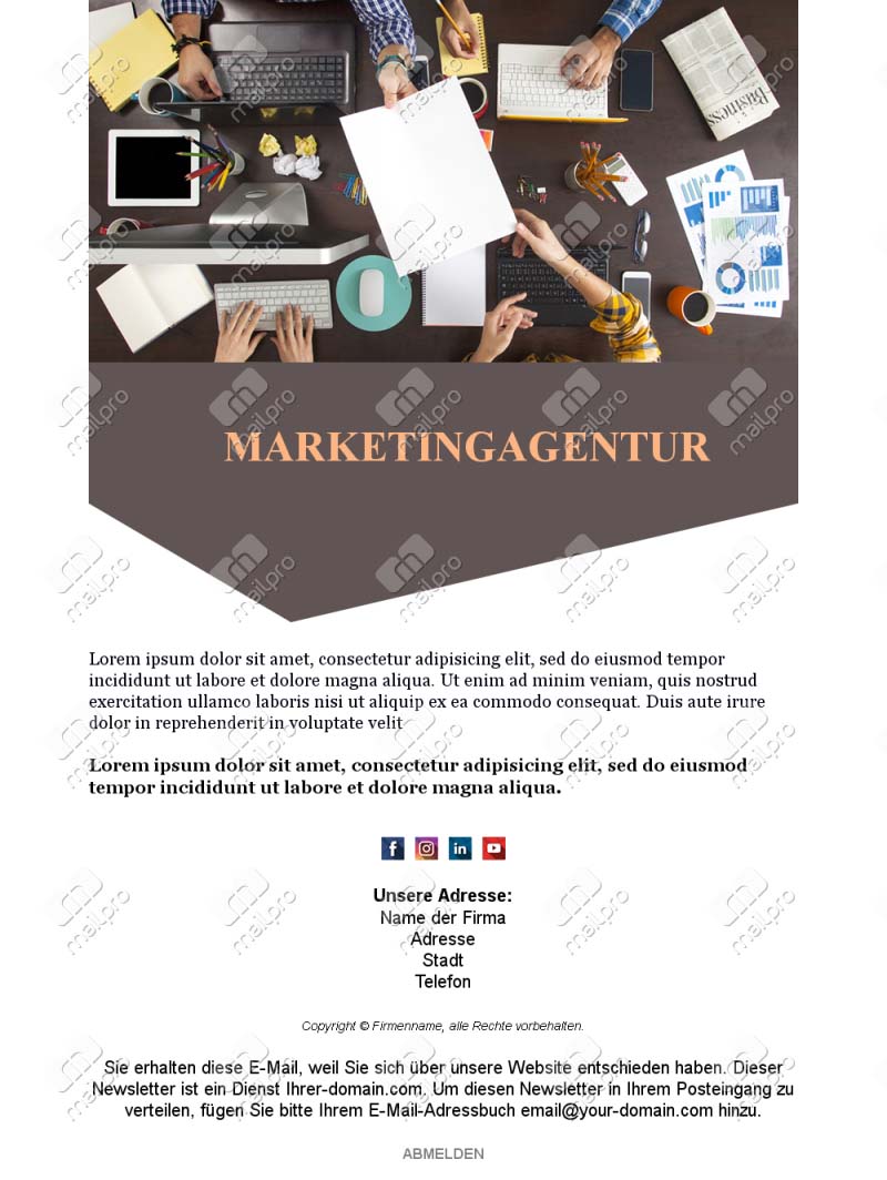 Agentur-Portfolio Template	