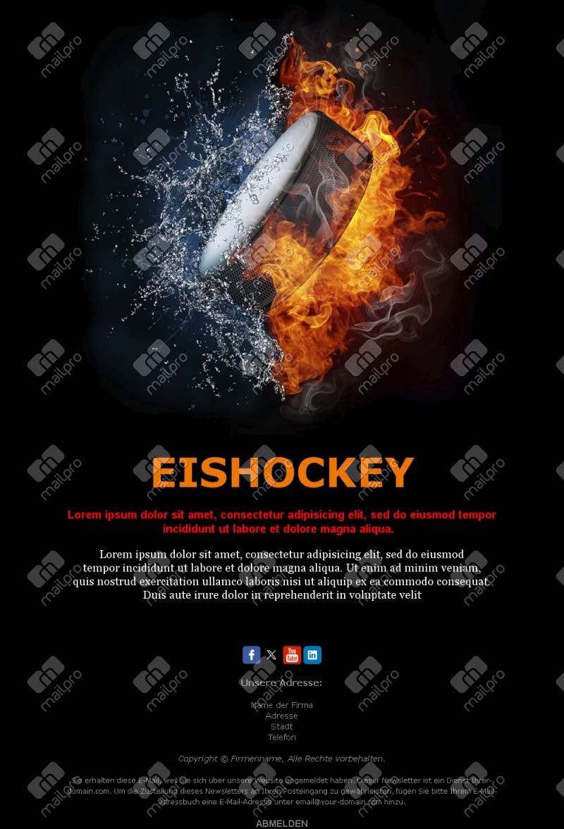 Email Hockey Ergebnisse