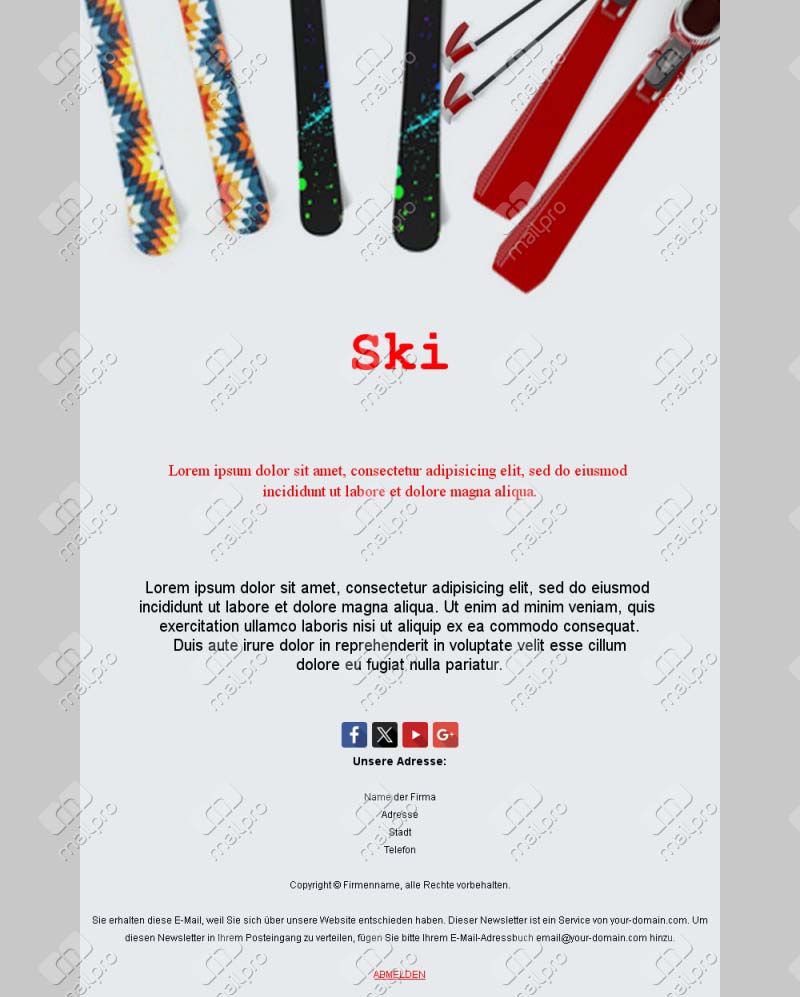 Ankündigungen zur Winterausrüstung 