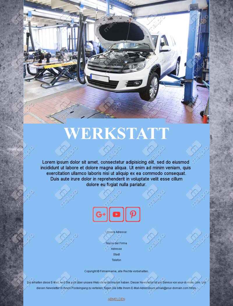 Car Garage Modern Layout