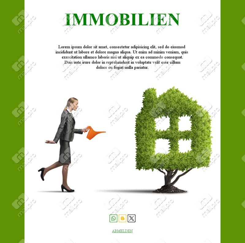Neue Immobilien vorstellen